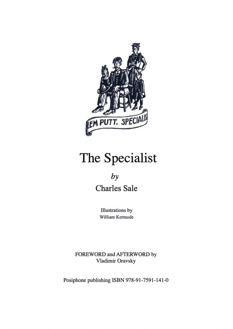 Vladimir Oravsky, Charles Chic Sale - The Specialist, E-bok