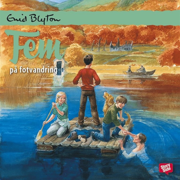 Enid Blyton - Fem på fotvandring, Ljudbok