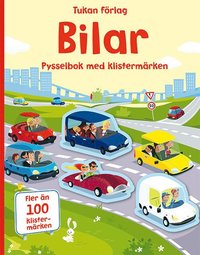 e-Bok Bilar  pysselbok med klistermärken