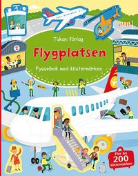 e-Bok På flygplatsen  pysselbok med klistermärken