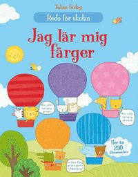 e-Bok Jag lär mig färger  pysselbok med klistermärken