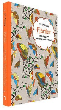 Fjärilar : 100 motiv - varva ner, måla och njut, Inbunden
