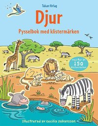 e-Bok Djur  pysselbok med klistermärken