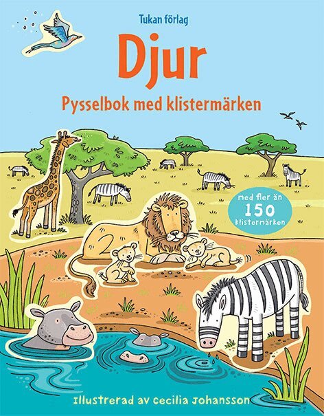 Jessica Greenwell - Djur : pysselbok med klistermärken, Häftad
