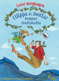 Filippa & morfar hoppar studsmatta