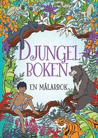 e-Bok Djungelboken  en målarbok