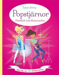 e-Bok Popstjärnor  pysselbok med klistermärken