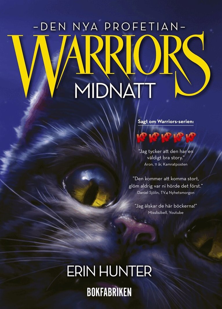 Erin Hunter - Warriors 2 - Midnatt, E-bok