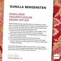 Familjens projektledare s�ger upp sig