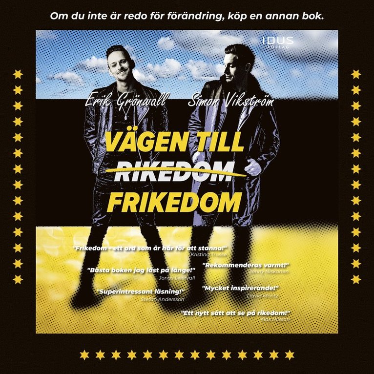 Erik Grönwall, Simon Vikström - Vägen till frikedom, Ljudbok