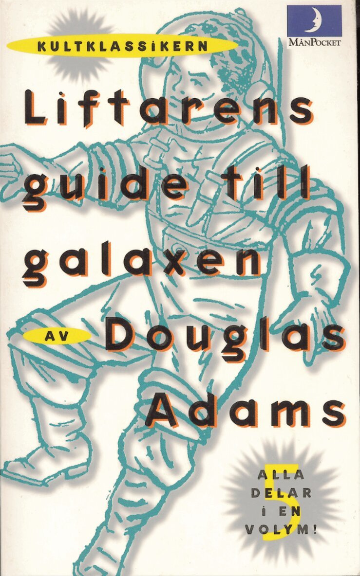 Douglas Adams - Liftarens guide till galaxen, del 1-5, Pocket
