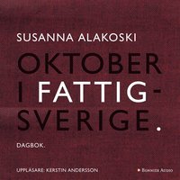 e-Bok Oktober i Fattigsverige  dagbok <br />                        Ljudbok