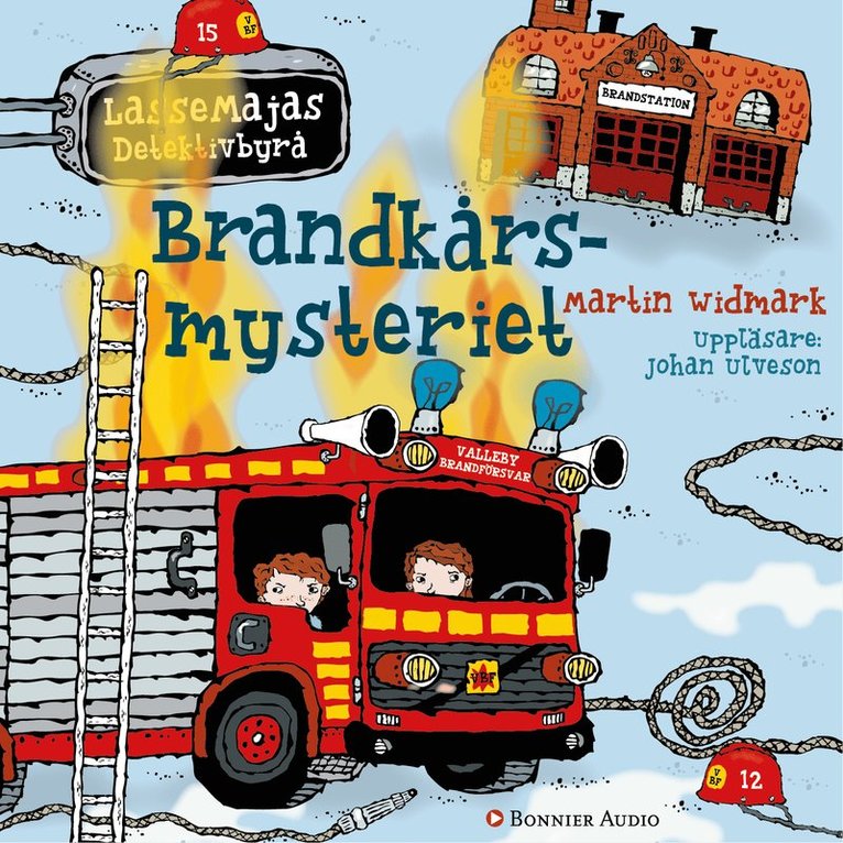 Martin Widmark - Brandkårsmysteriet, Ljudbok