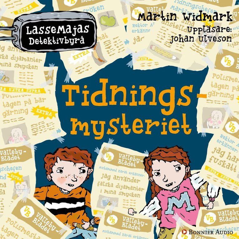 Martin Widmark - Tidningsmysteriet, Ljudbok
