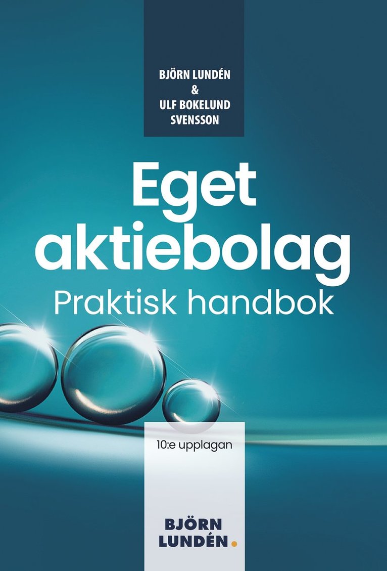 Björn Lundén, Ulf Bokelund Svensson - Eget aktiebolag, E-bok