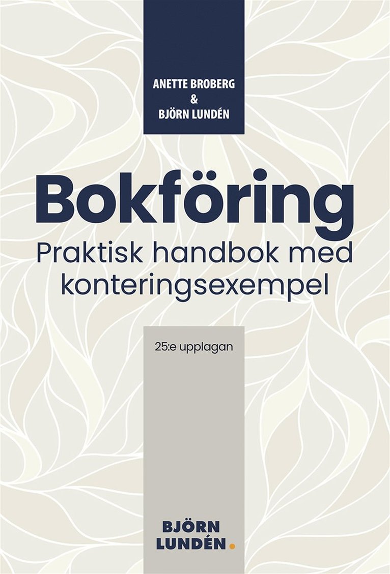Björn Lundén, Anette Broberg - Bokföring, E-bok