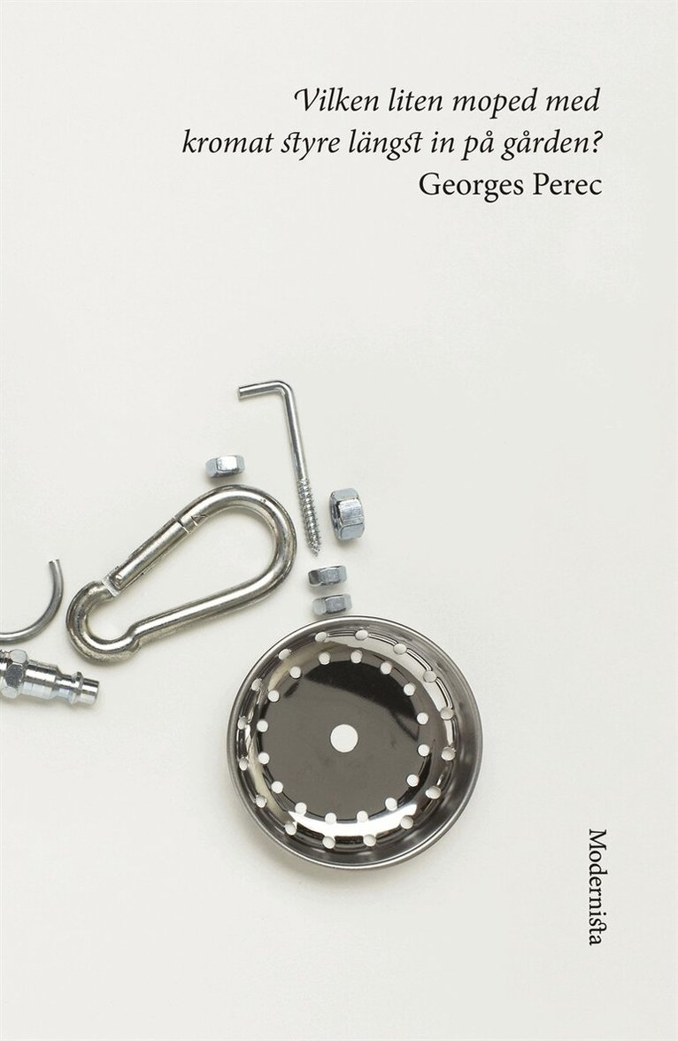 Georges Perec - Vilken liten moped med kromat styre längst in på gården?, E-bok