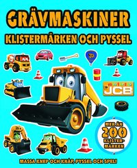 e-Bok Grävmaskiner. Klistermärken och pyssel