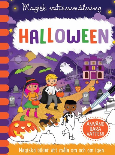 Magisk vattenmålning. Halloween, Häftad