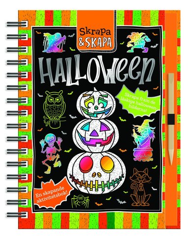 Malin Barthelson - Skrapa och skapa. Halloween, Häftad
