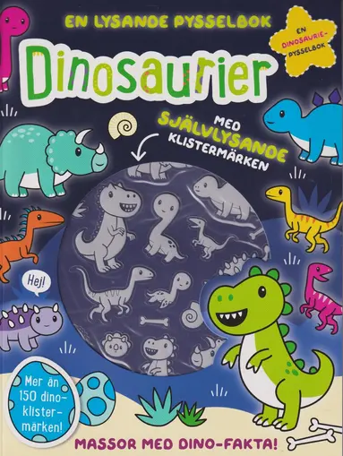 En lysande pysselbok. Dinosaurier