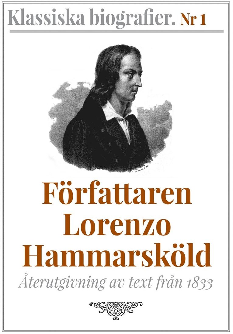 Gustaf Henrik Mellin, Mikael Jägerbrand - Författaren Lorenzo Hammarsköld – Återutgivning av text från 1833, E-bok