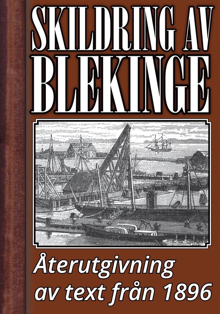 Herman Hofberg, Johan Peter Velander, Mikael Jägerbrand - Skildring av Blekinge år 1896 – Återutgivning av historisk text, E-bok