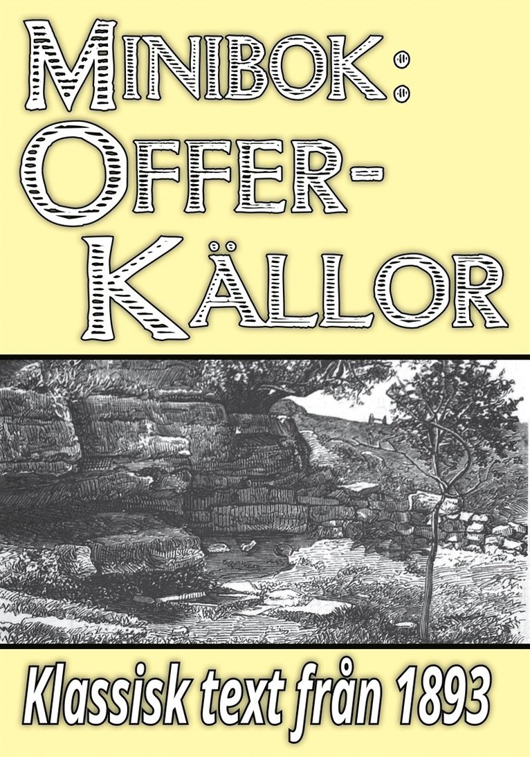 Nils-August Rudberg, Mikael Jägerbrand - Minibok: Offerkällor i Västergötland – Återutgivning av text från 1893, E-bok