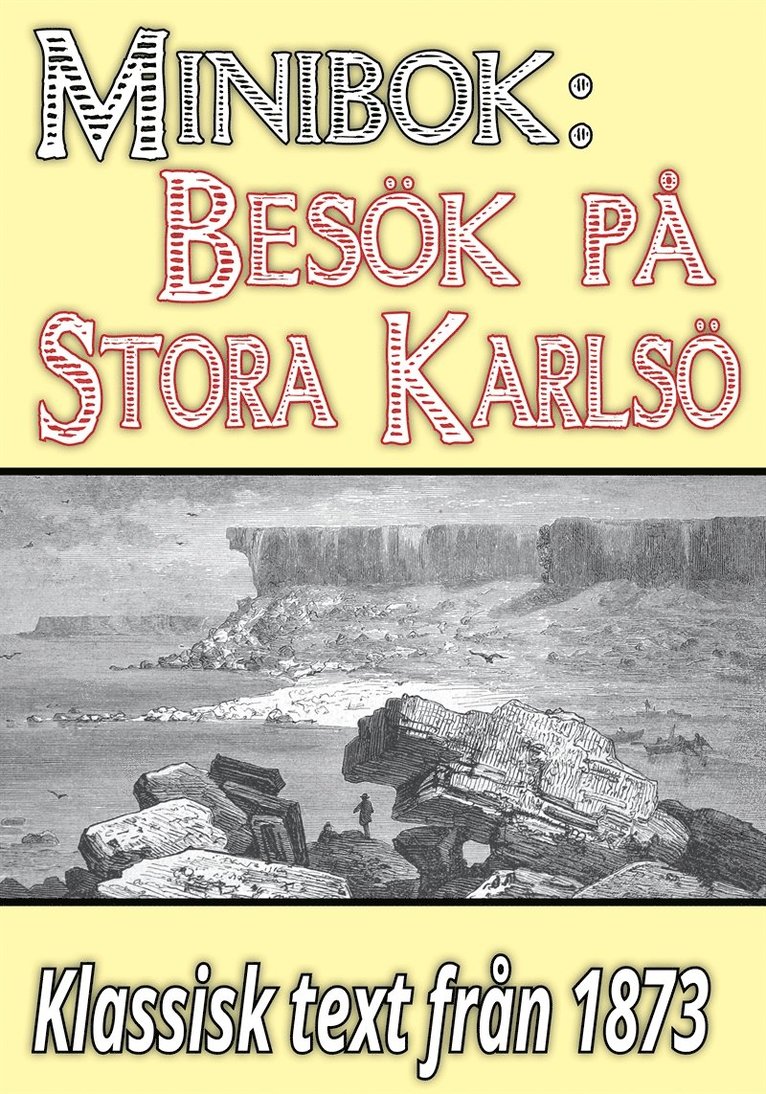 Carl Johan Bergman, Mikael Jägerbrand - Minibok: Ett besök på Stora Karlsö år 1873, E-bok
