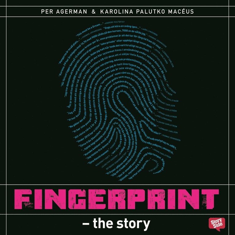 Karolina Palutko Macéus, Per Agerman - Fingerprint : the story, Ljudbok