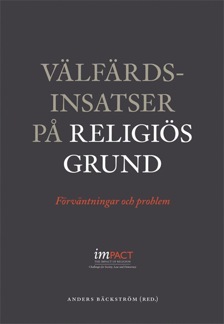Eva Jeppsson Grassman, Paula Blomqvist, Ulrika Winblad, Stig Linde, Olav Helge Angell, Miriam Hollmer, Annette Leis-Peters, Anna Mankell, Filip Wikström, Anders Bäckström - Välfärdsinsatser på religiös grund, E-bok