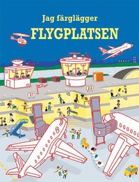 e-Bok Jag färglägger Flygplatsen