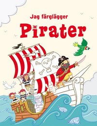 e-Bok Jag färglägger Pirater