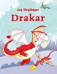 e-Bok Jag färglägger Drakar