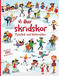 e-Bok Vi åker skridskor pysselbok med klistermärken