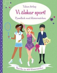 e-Bok Vi älskar sport! pysselbok med klistermärken