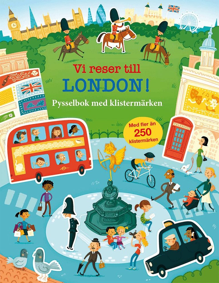 James Maclaine - Vi reser till London! Pysselbok med klistermärken, Häftad