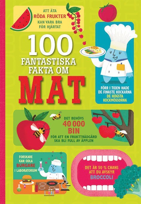 Sam Baer - 100 fantastiska fakta om mat, E-bok