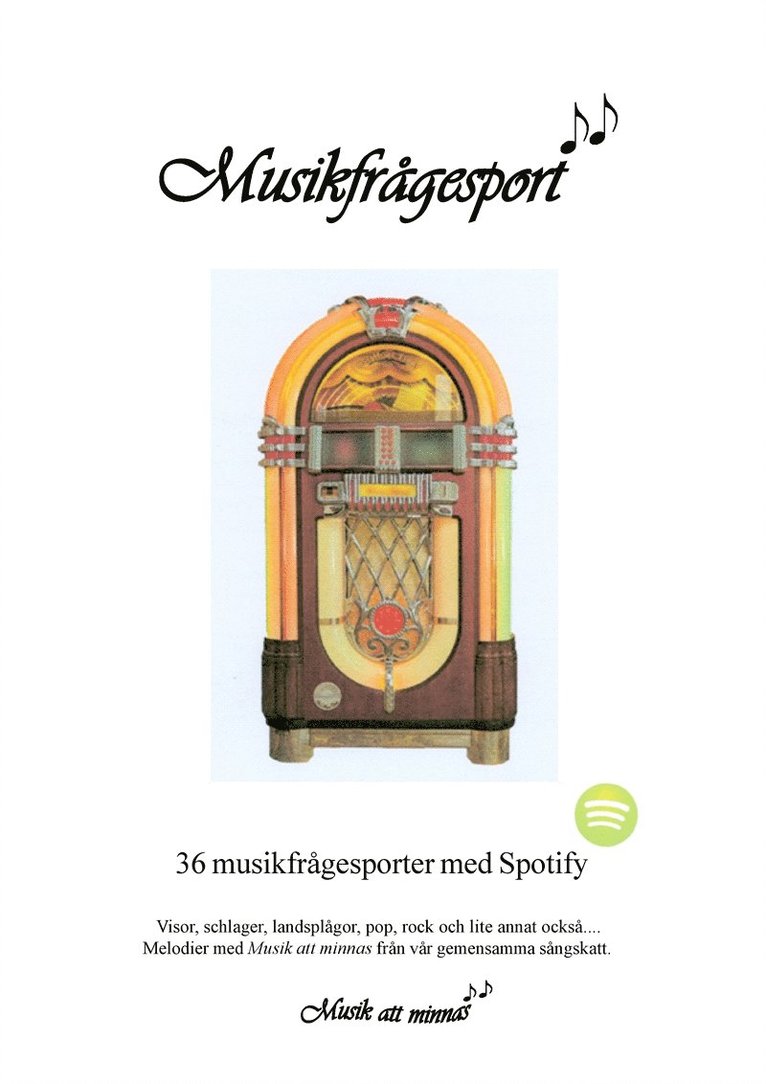 Anders Berglund - Musikfrågesport: 36 musikfrågesporter med Spotify, E-bok
