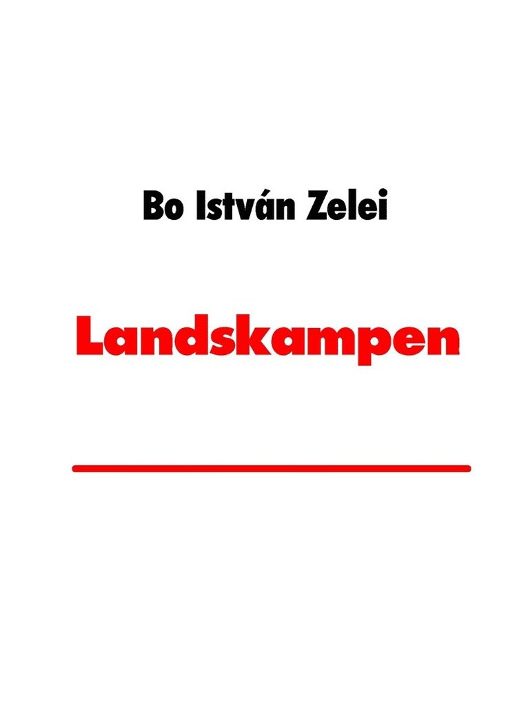 Bo István Zelei - Landskampen, E-bok