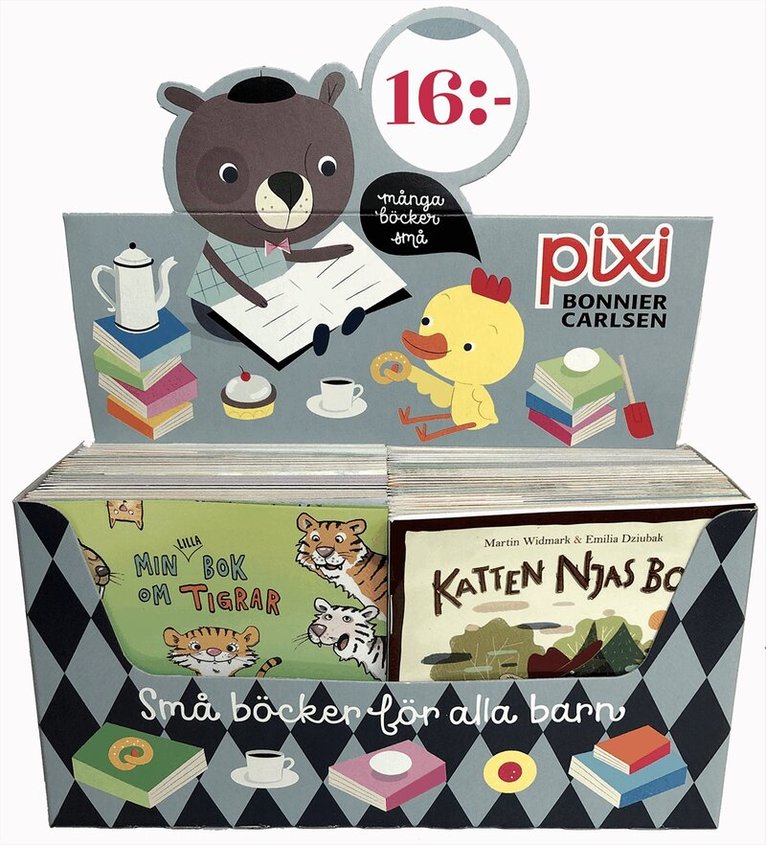 Pixi säljförpackning serie 240, Häftad
