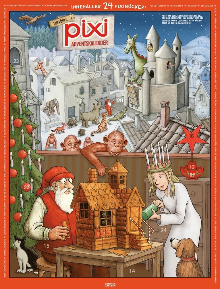 Flera Författare - Pixi adventskalender – Jan Lööf, Häftad
