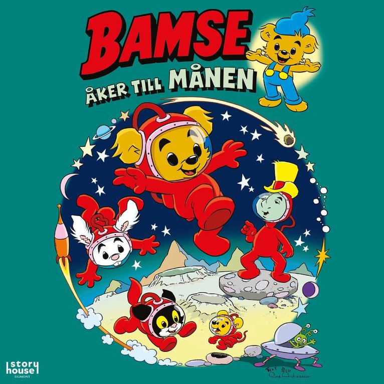 Rune Andréasson - Bamse åker till månen, Ljudbok