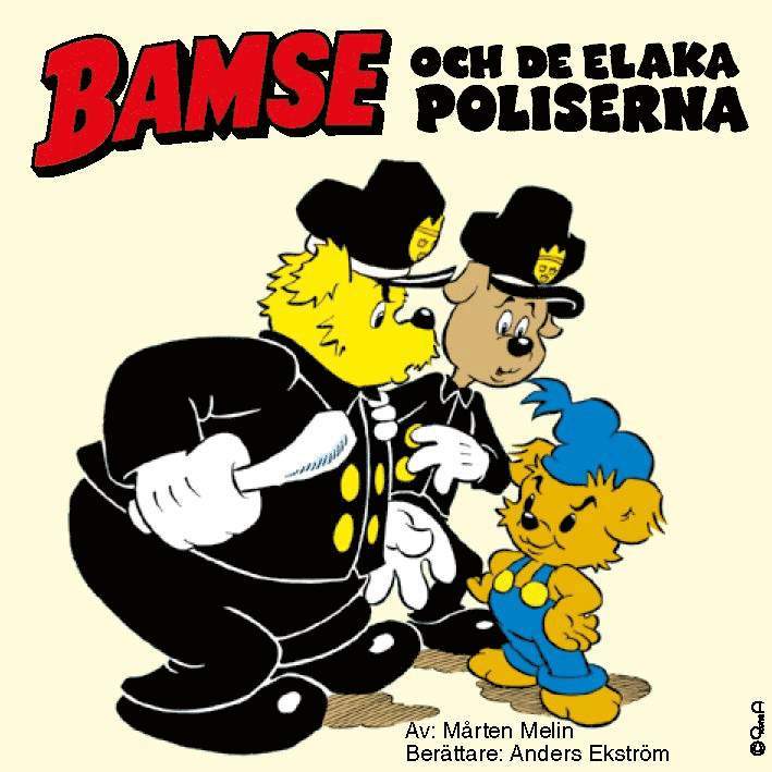 Mårten Melin - Bamse och de elaka poliserna, Ljudbok