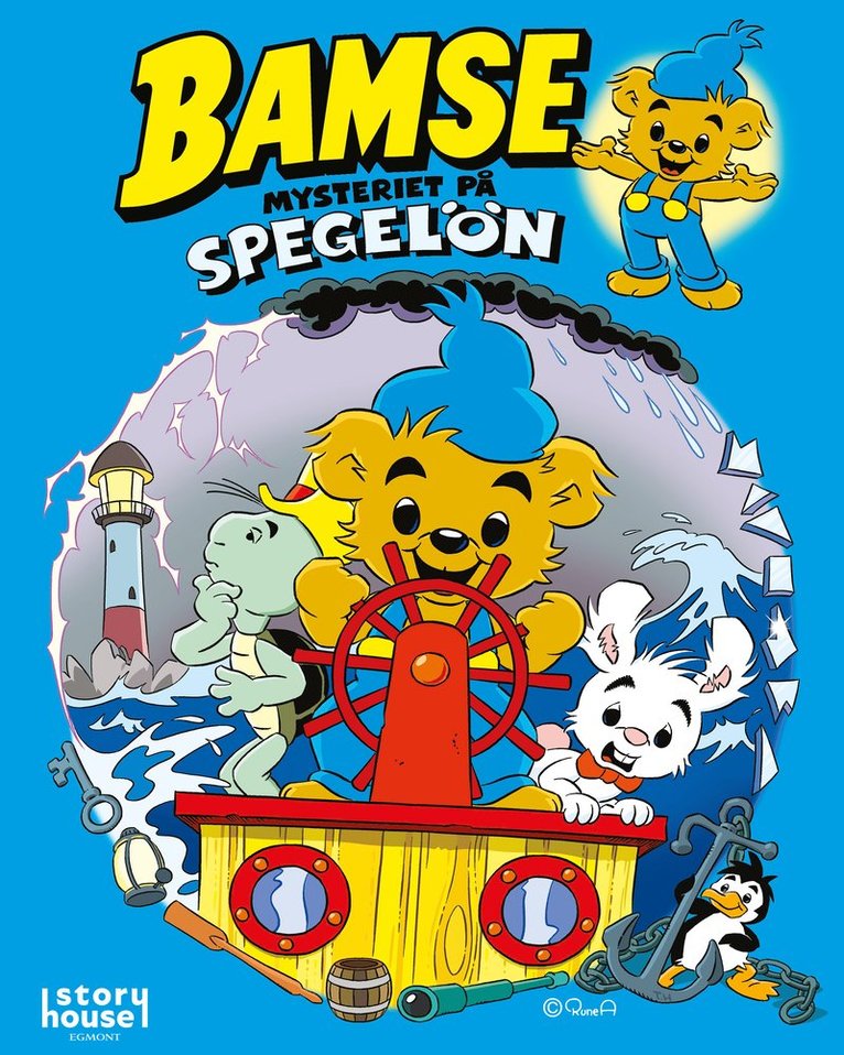 Jan Magnusson, Dan Andréasson - Bamse och mysteriet på spegelön, E-bok