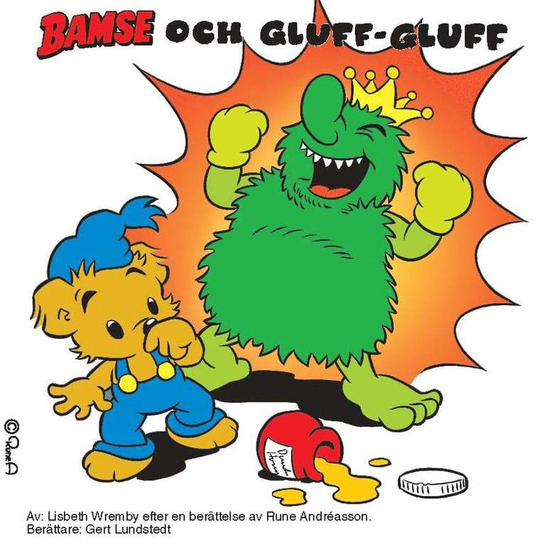 Lisbeth Wremby - Bamse och Gluff-Gluff, Ljudbok