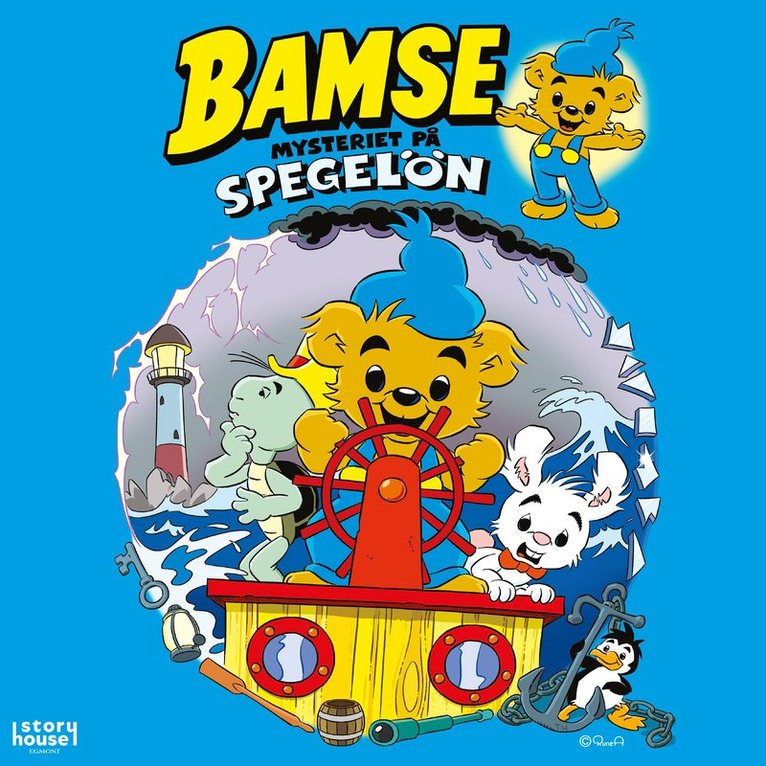 Jan Magnusson, Dan Andréasson - Bamse och mysteriet på spegelön, Ljudbok