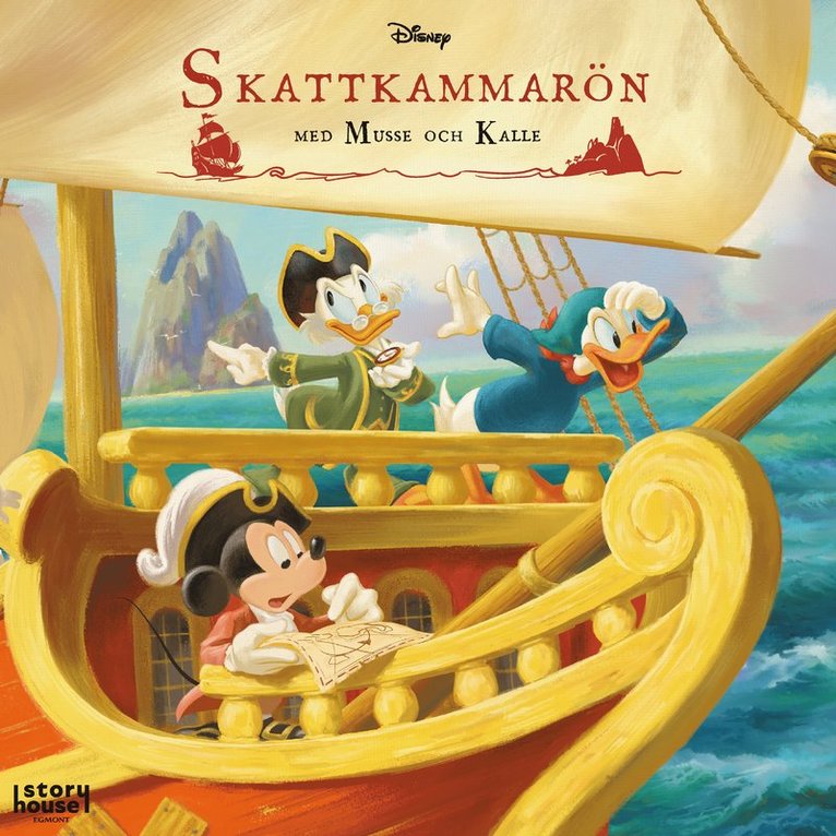 Tea Orsi - Skattkammarön med Musse och Kalle, Ljudbok