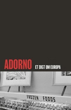 Christian Stokbro Karlsen - Adorno : et digt om Europa, Häftad
