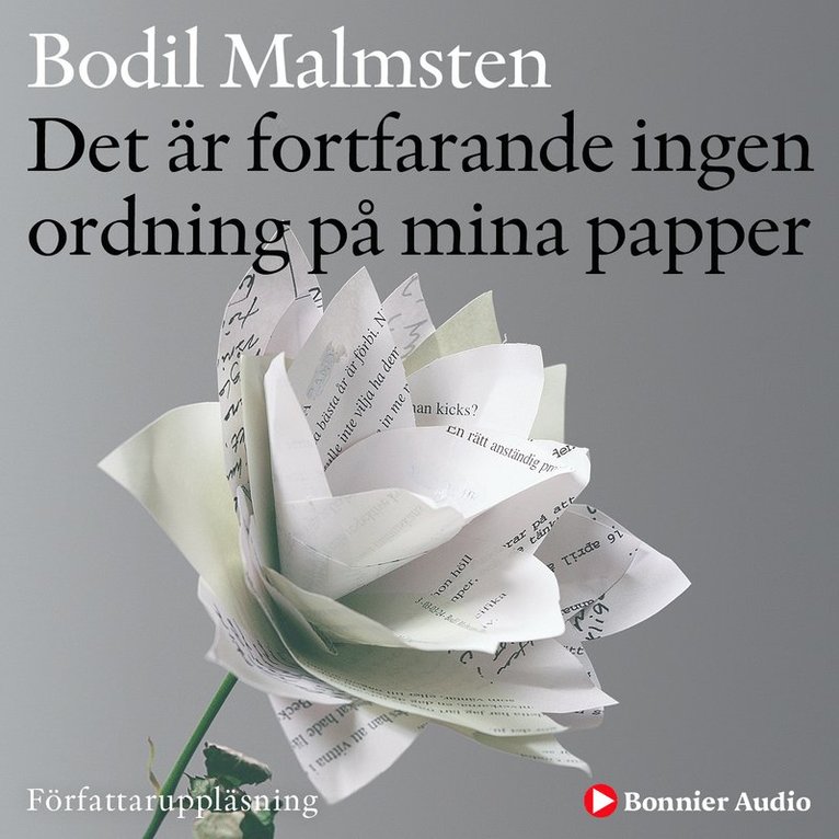 Bodil Malmsten - Det är fortfarande ingen ordning på mina papper, Ljudbok